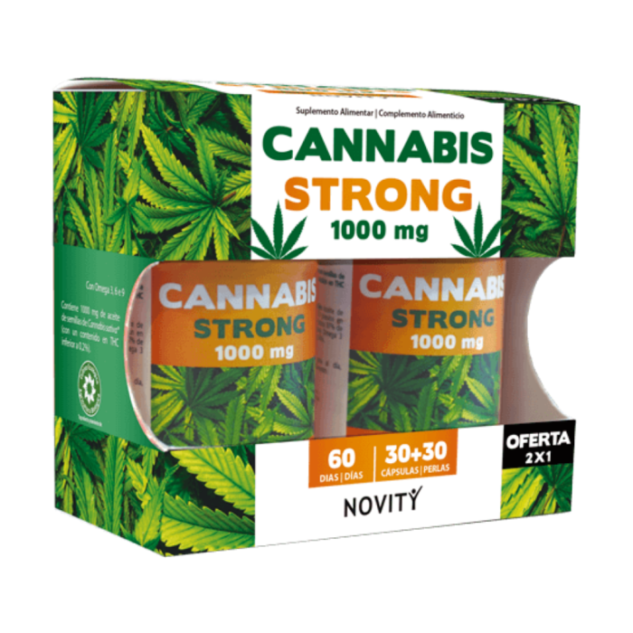 CANNABIS STRONG 1000MG 30+30CÁPSULAS NOVITY