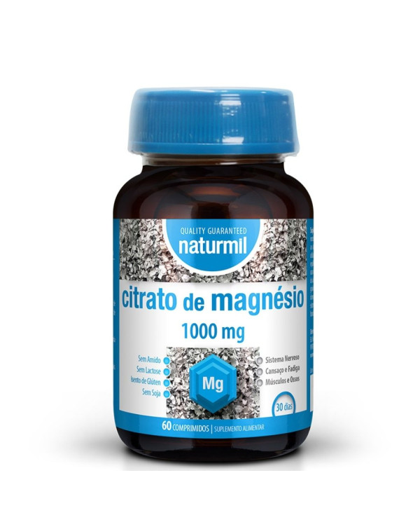 CITRATO DE MAGNÉSIO 1000MG 60 COMPRIMIDOS NATURMIL