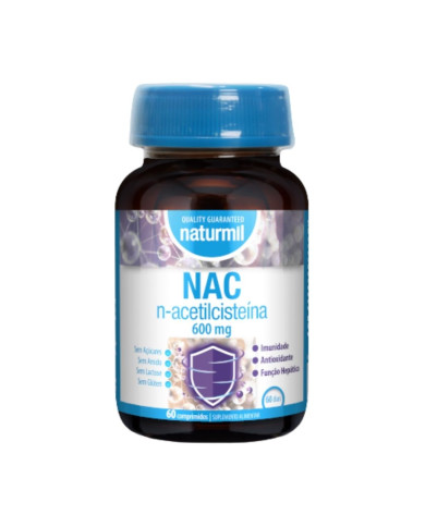 NAC 600 MG 60 COMPRIMIDOS NATURMIL