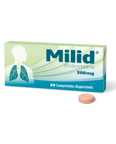 Milid 300 mg – 20 Comprimidos Dispersíveis