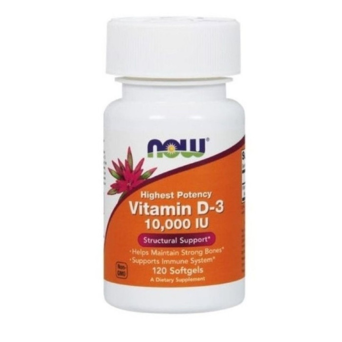 NOW VITAMINA D3 10.000IU 120 SOFTGELS