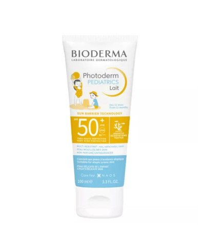 BIODERMA PHOTODERM PEDIATRICS LAIT SPF 50+ 100 ML