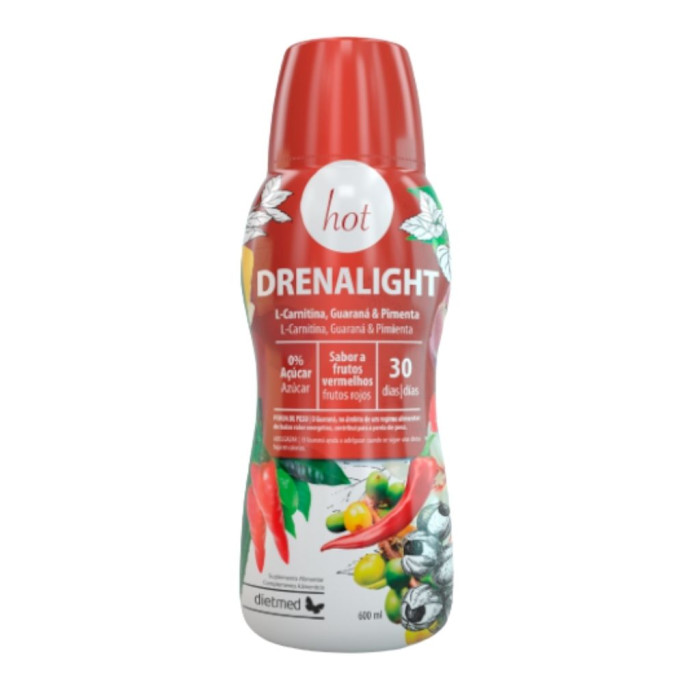 DRENALIGHT QUEMADOR CALIENTE EXTRA 600ML DIETMED