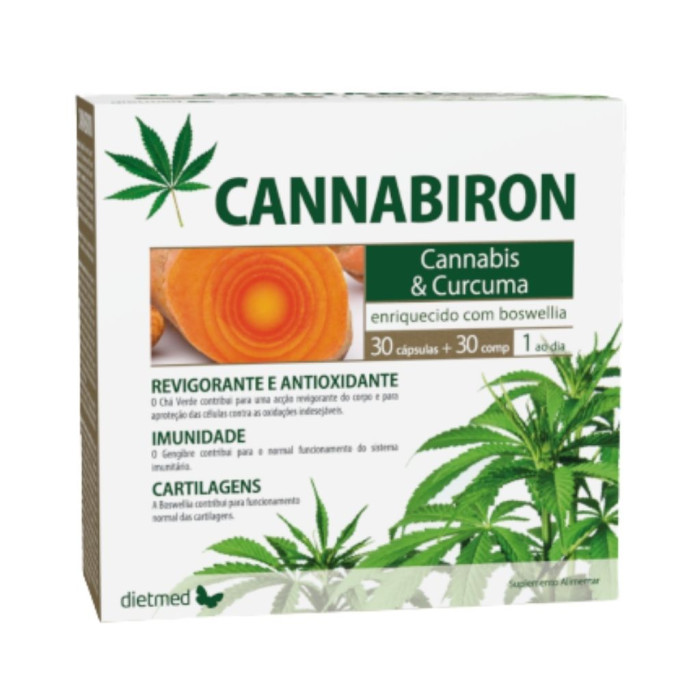 CANNABIRON 3.0 CÁPSULAS + 30 TABLETAS DIETMED