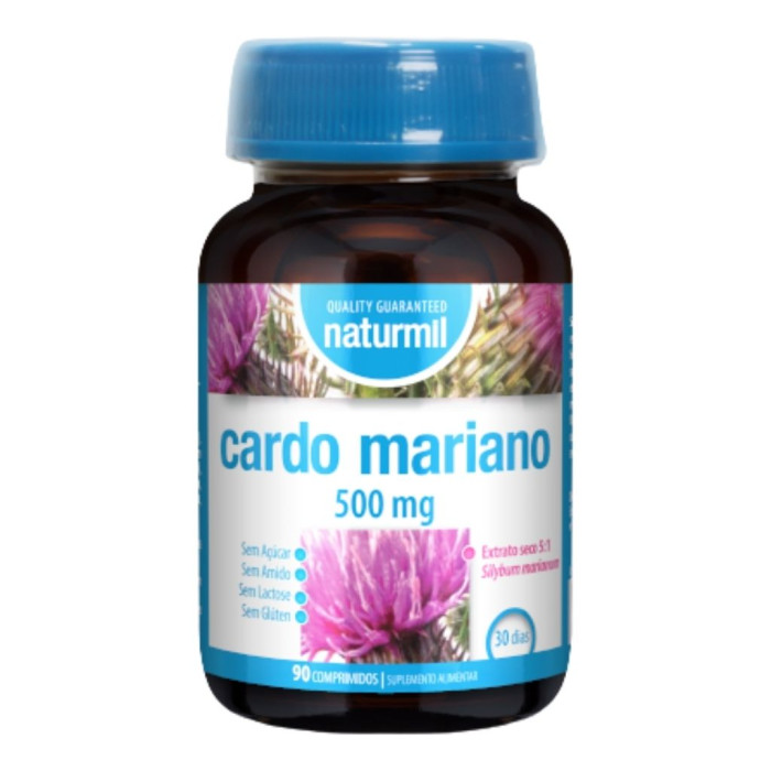 CARDO MARIANO 500MG 90 COMPRIMIDOS NATURMIL