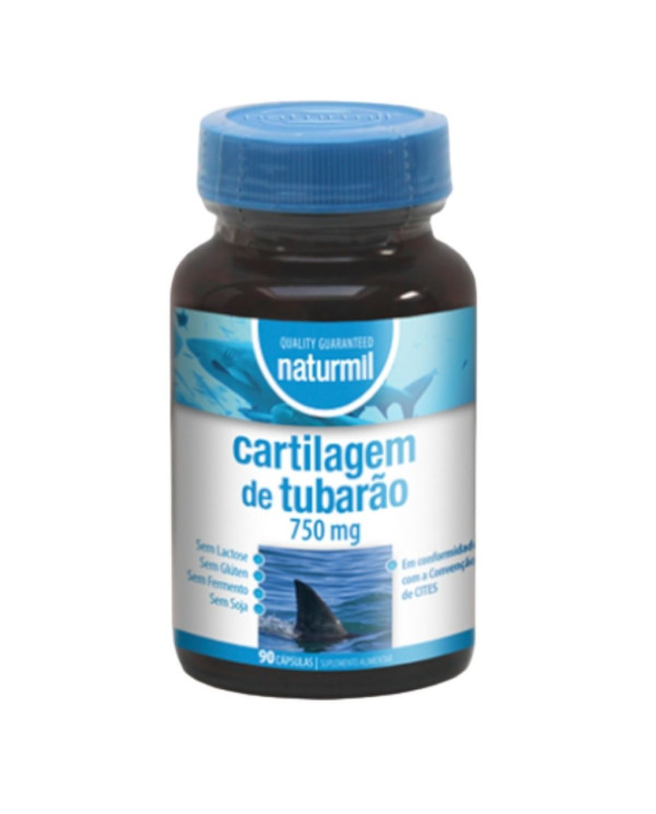 CARTILAGEM DE TUBARÃO 750MG 90 CÁPSULAS NATURMIL
