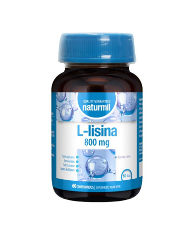 L-LISINA 800MG - 60 COMPRIMIDOS NATURMIL