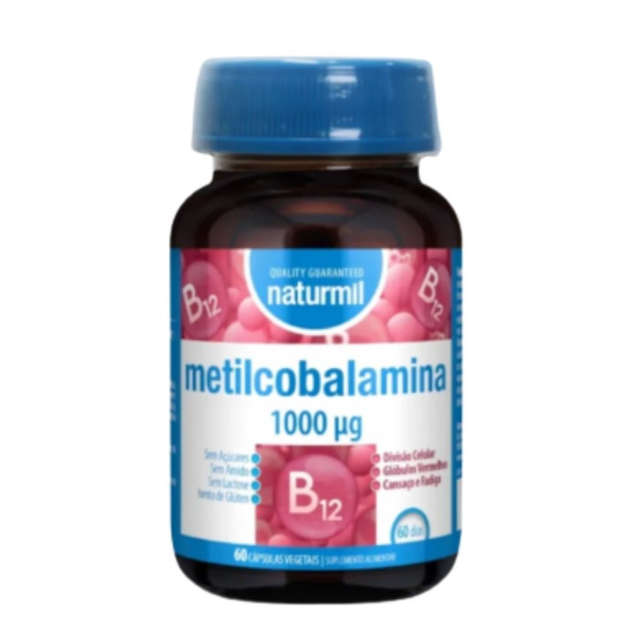 METILCOBALAMINA 1000UG 60CÁPSULAS NATURMIL