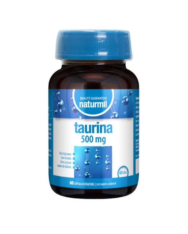 TAURINA 500MG 60 CÁPSULAS NATURMIL