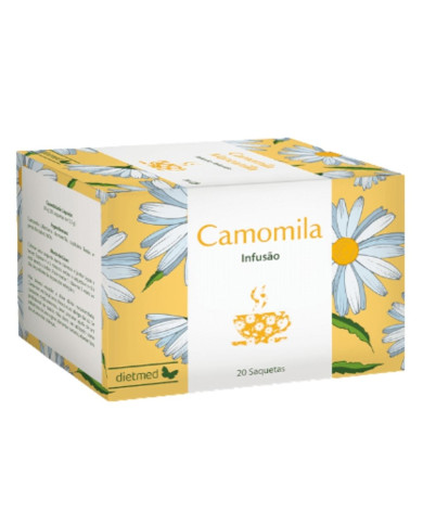 CHÁ CAMOMILA  20 SAQUETAS DIETMED
