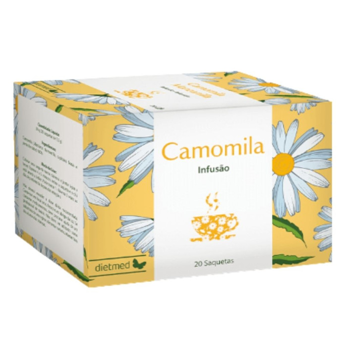 CHÁ CAMOMILA  20 SAQUETAS DIETMED