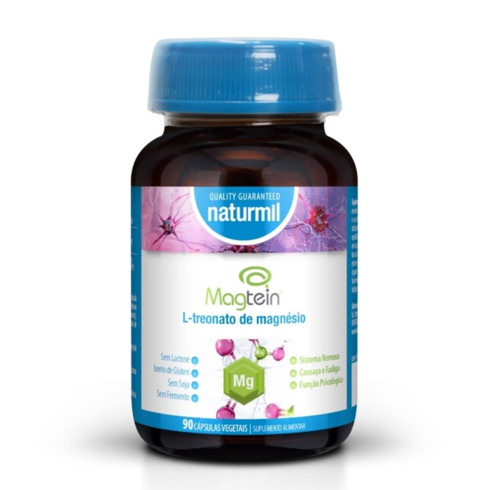 Magtein L-treonato de magnésio – 90 cápsulas – Naturmil