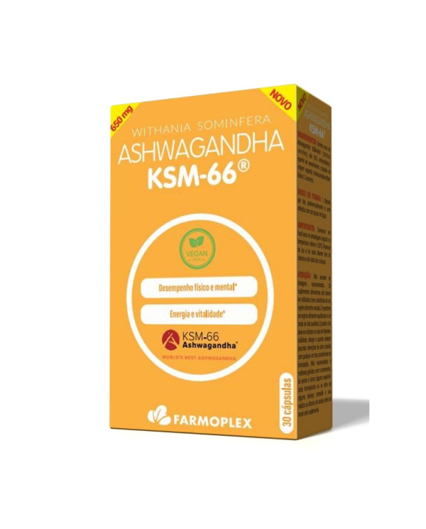 ASHWAGANDHA KSM-66 VEGAN 30 CÁPSULAS