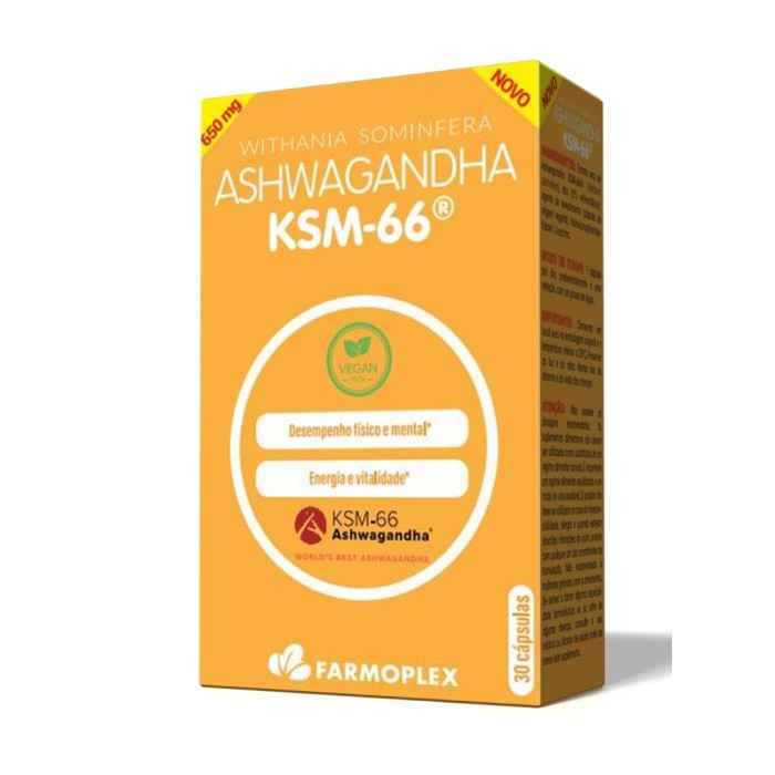 ASHWAGANDHA VEGAN 30 CÁPSULAS
