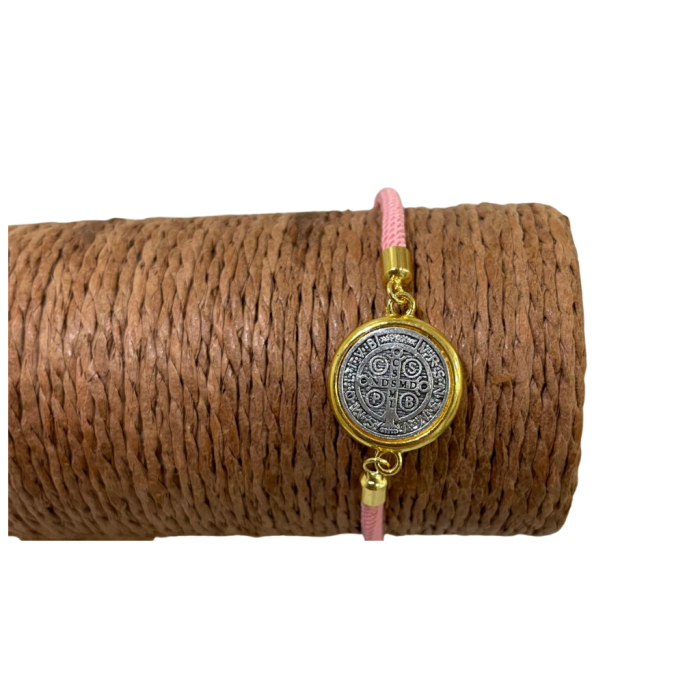 PULSEIRA ROSA DE PROTEÇÃO SÃO BENTO AJUSTÁVEL 1 UNIDAD