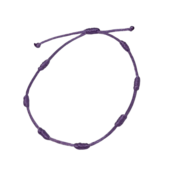 PULSEIRA DOS 7 NÓS - LILAS 1unid