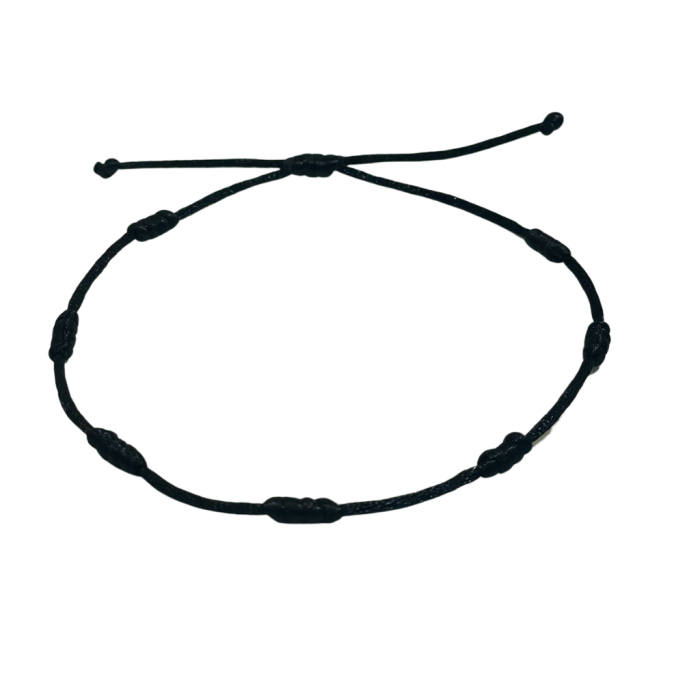 PULSEIRA DOS 7 NÓS - PRETA 1unid