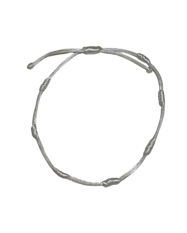 Pulseira dos 7 Nós - BRANCA 1unid
