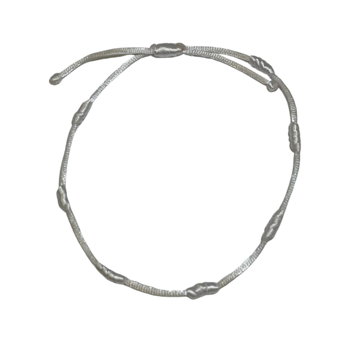 Pulseira dos 7 Nós - BRANCA 1unid