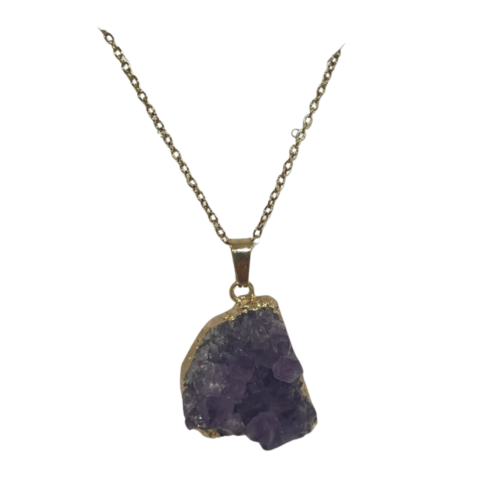 COLAR DRUSA DE AMETISTA 1 UNIDAD