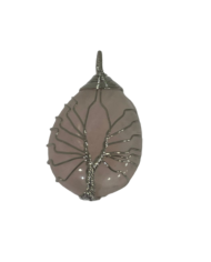 PENDENTE DA ÁRVORE DA VIDA EM QUARTZO ROSA