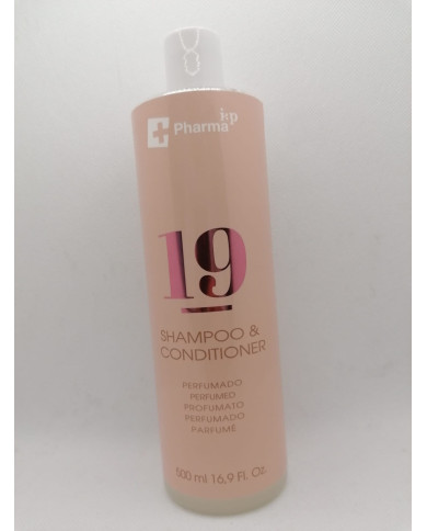 IAP PHARMA SHAMPOO E CONDICIONADOR PERFUMADO MULHER Nº19 500ML