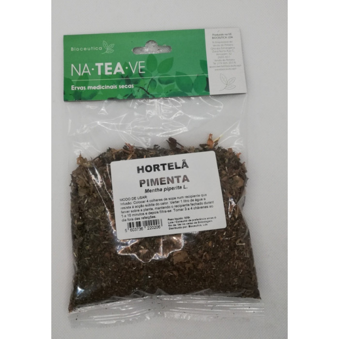 CHÁ HORTELÃ-PIMENTA BIOCEUTICA 50g