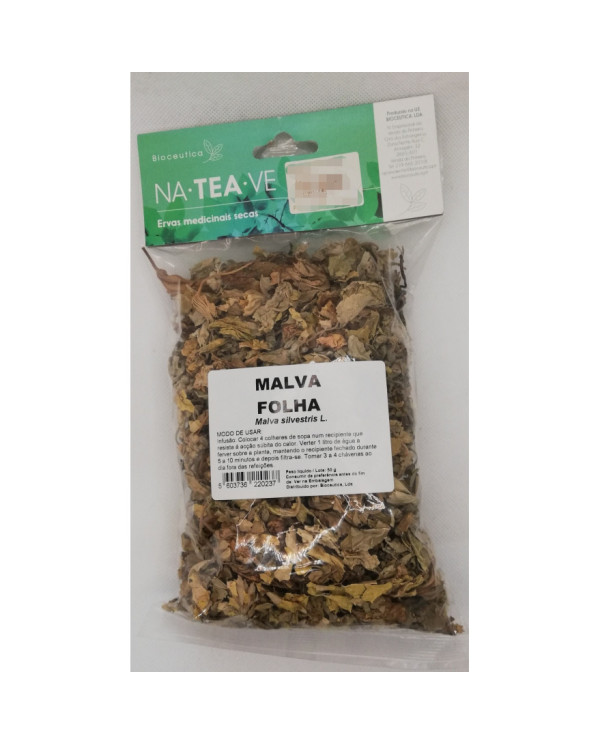CHÁ MALVA FOLHAS BIOCEUTICA 50g