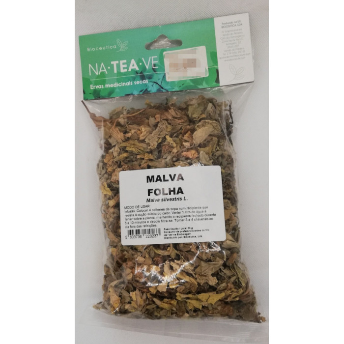 CHÁ MALVA FOLHAS BIOCEUTICA 50g