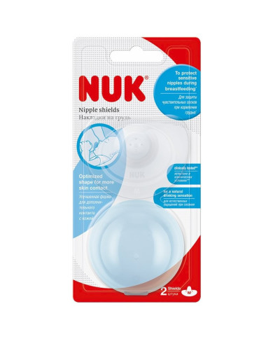 NUK PROTETORES SEIOS SILICONE M - 2 UN.