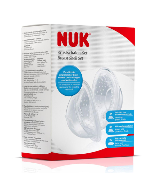 NUK KIT DE CONCHAS PARA O PEITO 6 UNID