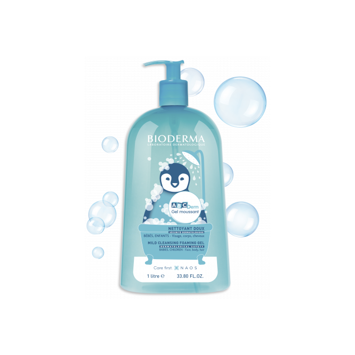 BIODERMA ABCDERM GEL MOUSSANT 1L