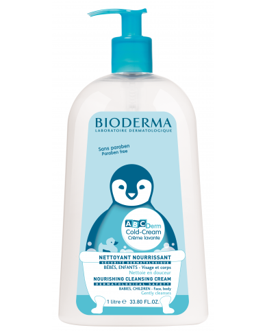 BIODERMA ABCDERM COLD-CREAM CREME LAVANTE 1L