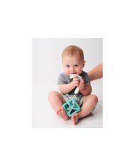 SARO FITA PORTA-CHUPETA DE SILICONE VERDE