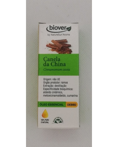 ÓLEO ESSENCIAL DE CANELA DA CHINA 10ML - BIOVER