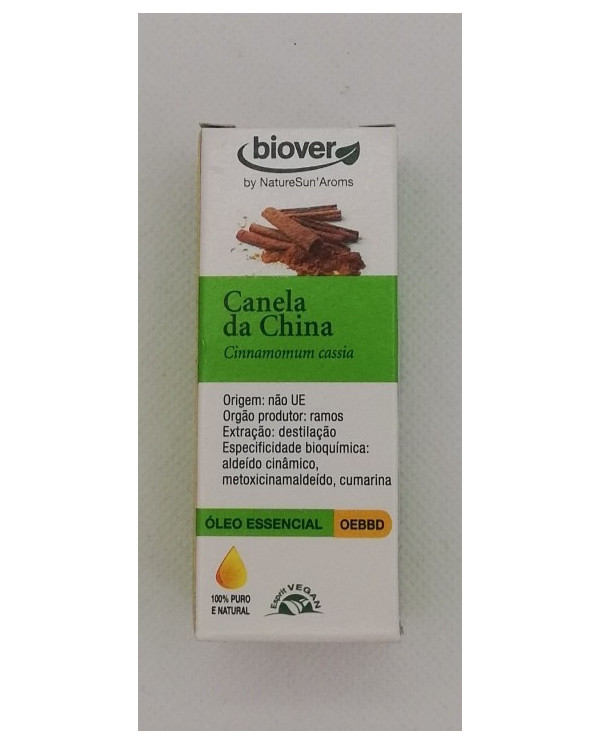 ÓLEO ESSENCIAL DE CANELA DA CHINA 10ML - BIOVER