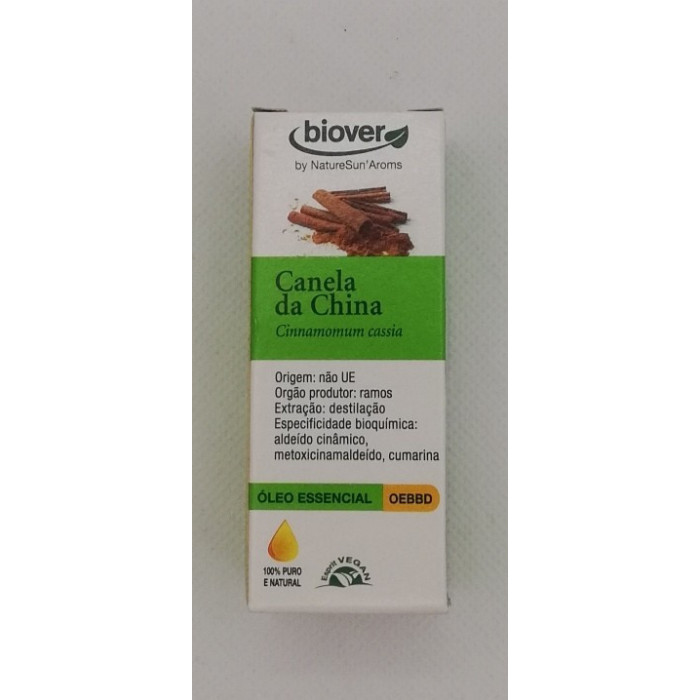ÓLEO ESSENCIAL DE CANELA DA CHINA 10ML - BIOVER