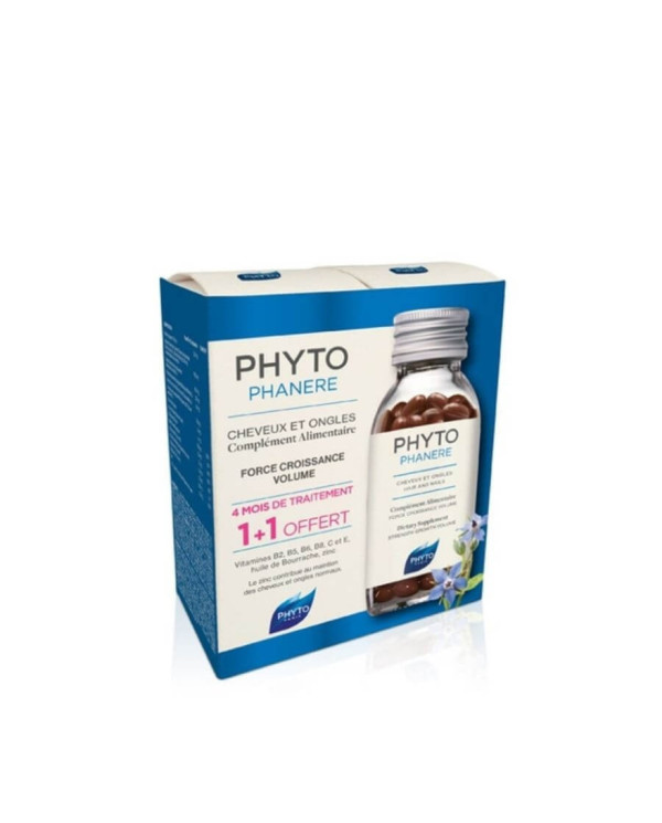 PHYTO PHYTOPHANERE 120 CÁPS CABELO E UNHAS + OFERTA 1 EMBALAGEM