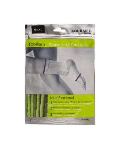 Aquamed Active Suporte Elástico Tornozelo L