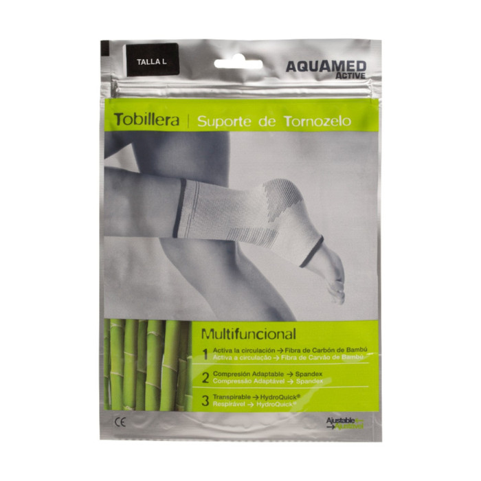 Aquamed Active Suporte Elástico Tornozelo L