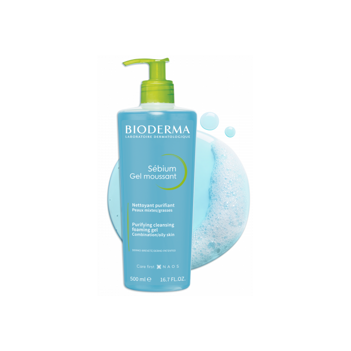 BIODERMA SÉBIUM GEL MOUSSANT 500 ML