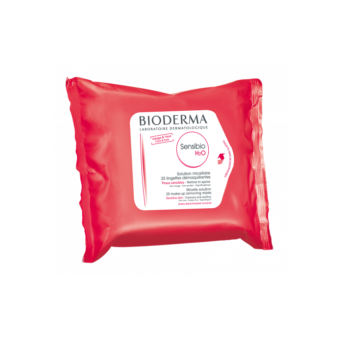 BIODERMA SENSIBIO H2O TOALLITAS AGUA MICELAR X25