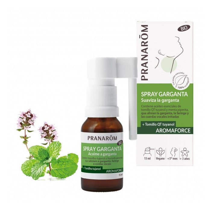 PRANAROM AROMAFORCE Spray Garganta 15ml