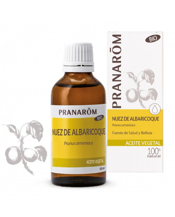PRANAROM Óleos Vegetais Amêndoa de Alperce 50ml