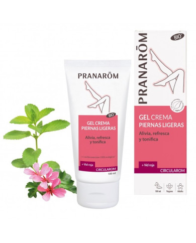 PRANAROM CIRCULAROM  Creme de gel - Pernas Leves - 100 ml