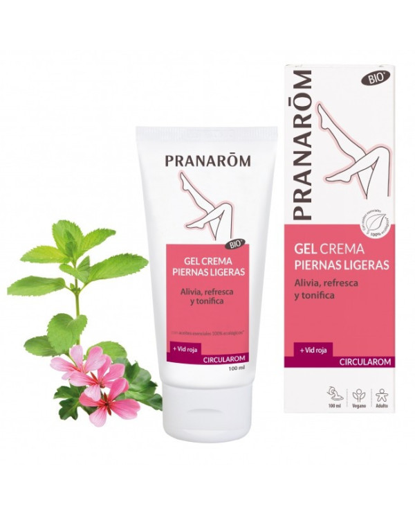 PRANAROM CIRCULAROM  Creme de gel - Pernas Leves - 100 ml