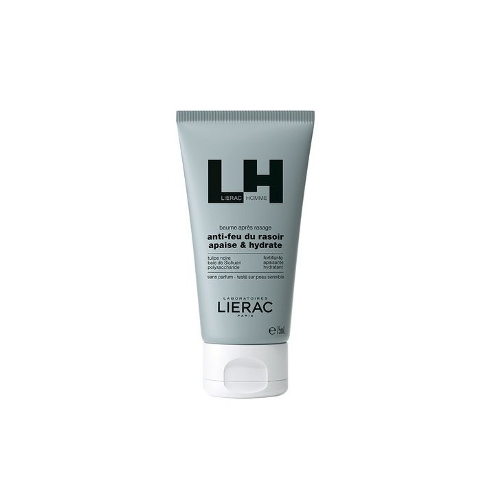 LIERAC HOMME BÁLSAMO PÓS-BARBEAR 75ML