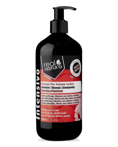REAL NATURA CHAMPÔ PRO VOLUME CACHOS 500ML