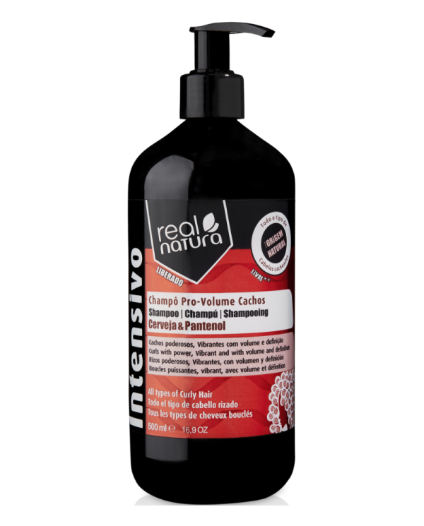 REAL NATURA CHAMPÔ PRO VOLUME CACHOS 500ML