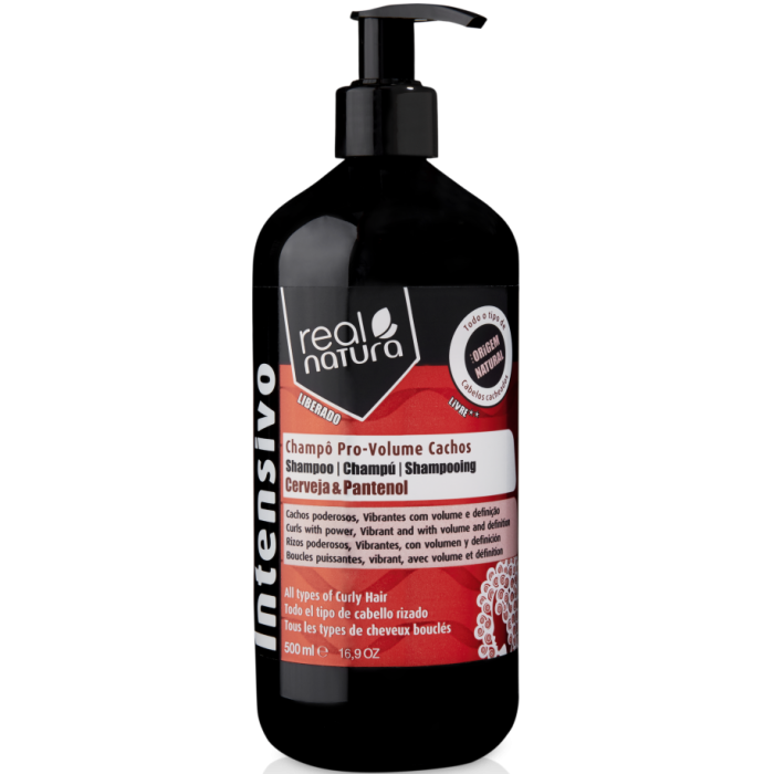 REAL NATURA CHAMPÔ PRO VOLUME CACHOS 500ML